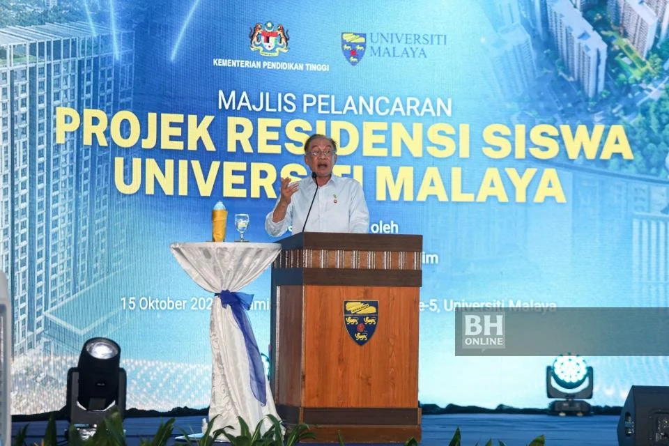 Kontraktor gagal penuhi piawaian Projek Residensi Siswa UM akan ditukar - Anwar